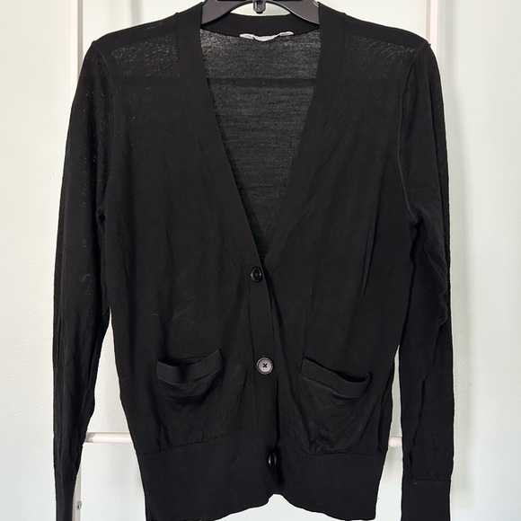 Everlane Luxe Wool Black Cardigan - Picture 2 of 4